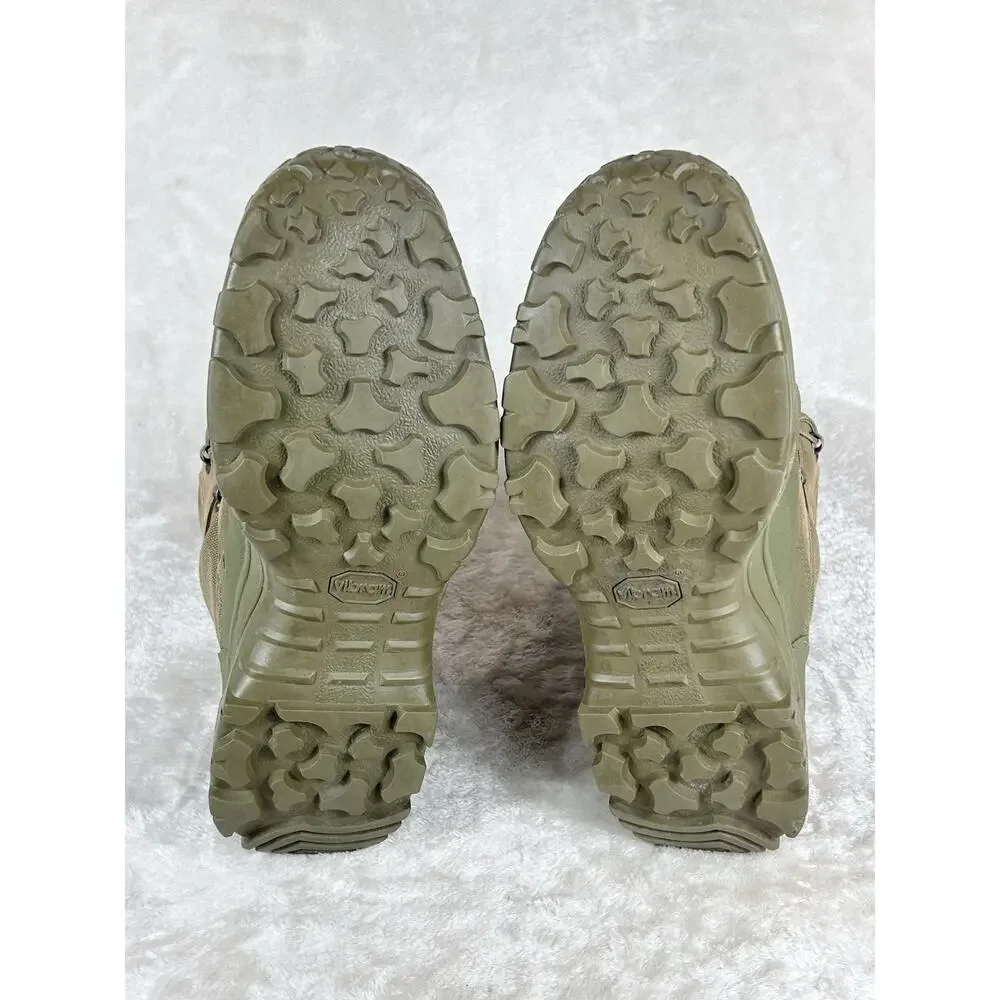 Wellco Combat Hiker Boots Mens 12 W Brown M760 Vibram Military Hiking Outdoor